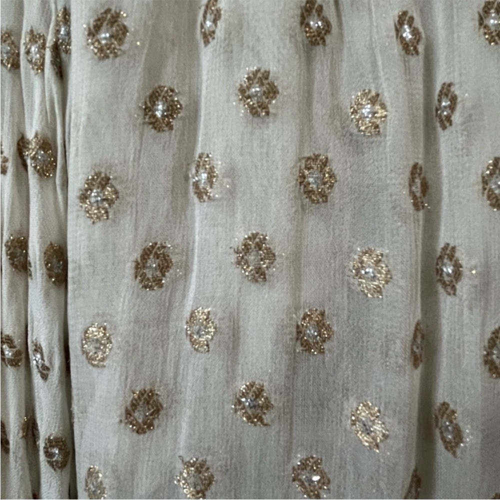 Free People Gold And Cream Maxi Dress - Picture 5 of 15